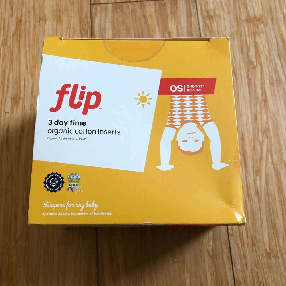 *NEW* Flip Organic Cotton Daytime diaper inserts